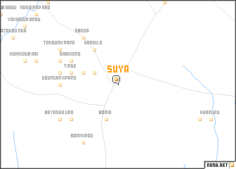 map of Suya