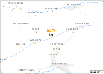 map of Suya