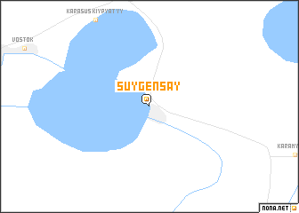 map of Suygensay