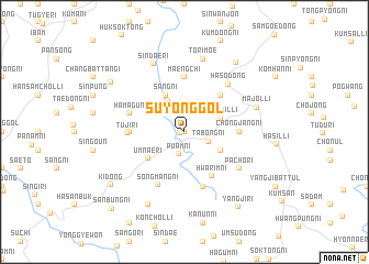 map of Suyŏng-gol