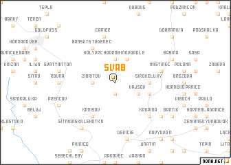 map of Šváb