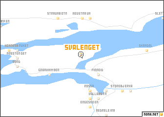 map of Svalenget