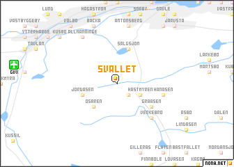 map of Svallet