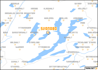 map of Svanabo