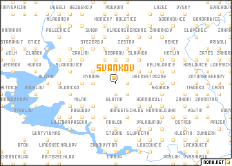 map of Svánkov