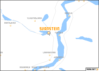 map of Svanstein