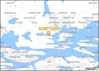 map of Svartgarn