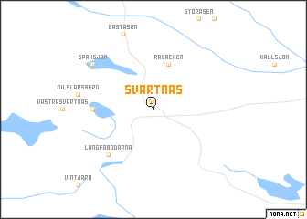 map of Svartnäs