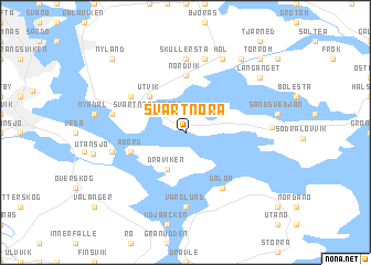 map of Svartnora