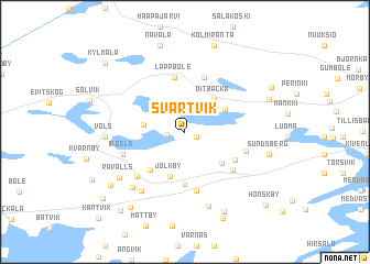 map of Svartvik