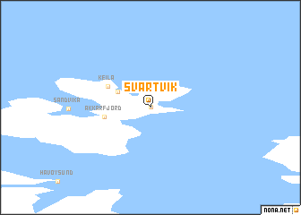 map of Svartvik