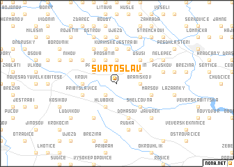 map of Svatoslav