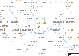 map of Svätuša