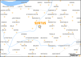 map of Svätuš