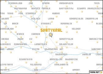 map of Svätý Kráľ