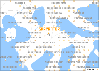 map of Svay Ântôr