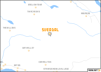 map of Sveadal