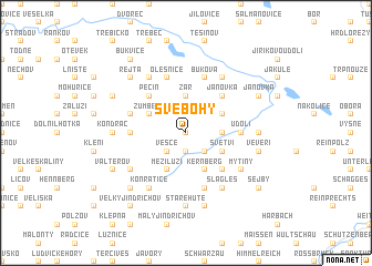 map of Svébohy