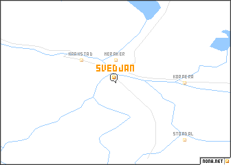 map of Svedjan