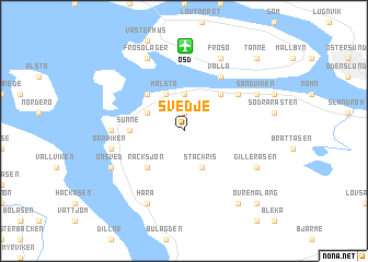 map of Svedje