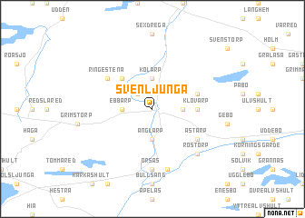 map of Svenljunga