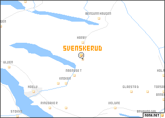 map of Svenskerud