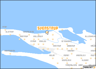 map of Svenstrup