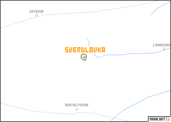 map of Sverdlovka