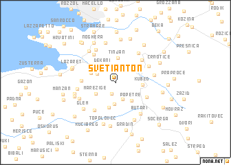 map of Sveti Anton