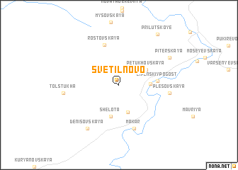 map of Svetil\