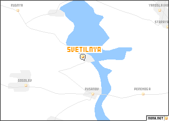 map of Svetilʼnya