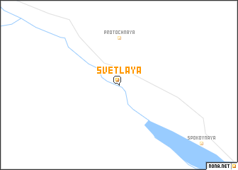 map of Svetlaya