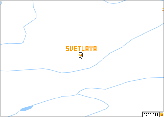 map of Svetlaya