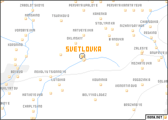 map of Svetlovka