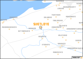 map of Svetloye