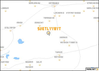 map of Svetlyy Byt