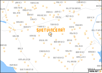 map of Svetvinčenat