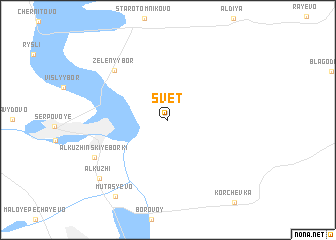 map of Svet