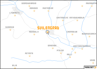 map of Svilengrad