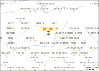 map of Svinarky