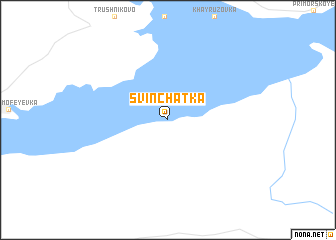 map of Svīnchatka