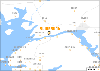 map of Svinesund