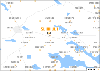 map of Svinhult