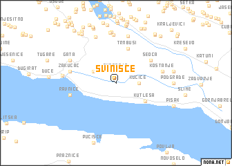 map of Svinišće