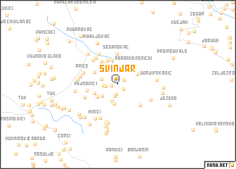 map of Svinjar