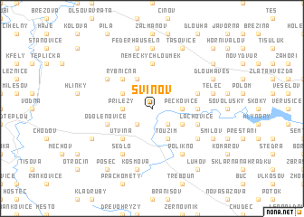 map of Svinov