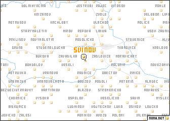 map of Svinov