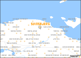map of Svinsbjerg