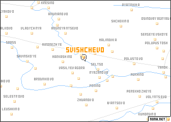 map of Svishchëvo