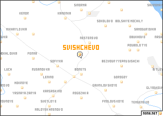 map of Svishchëvo